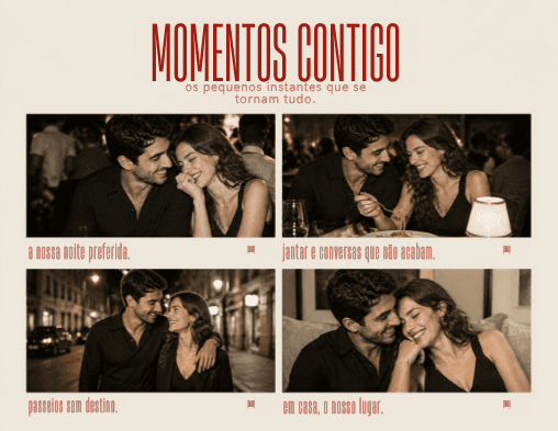 Página “Momentos contigo”